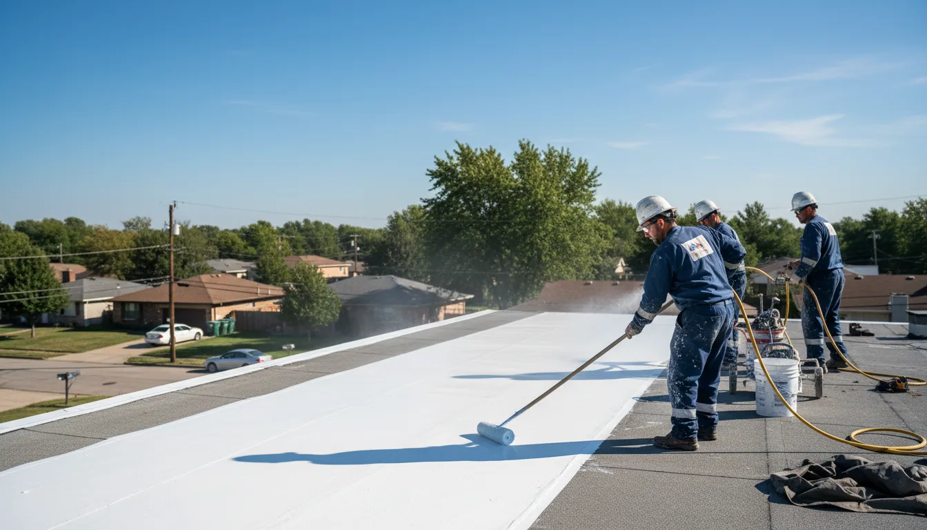 Commercial roof coating in Auberry, CA near me